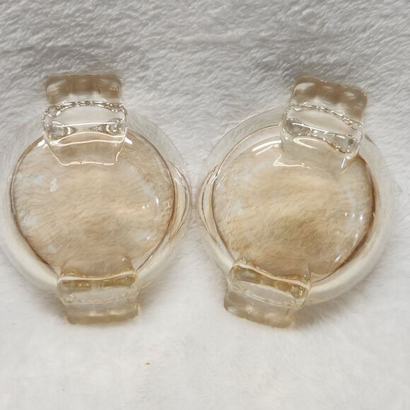 Set Of 2 Vintage Art Deco Iridescent Ashtrays - Picture 3 of 6